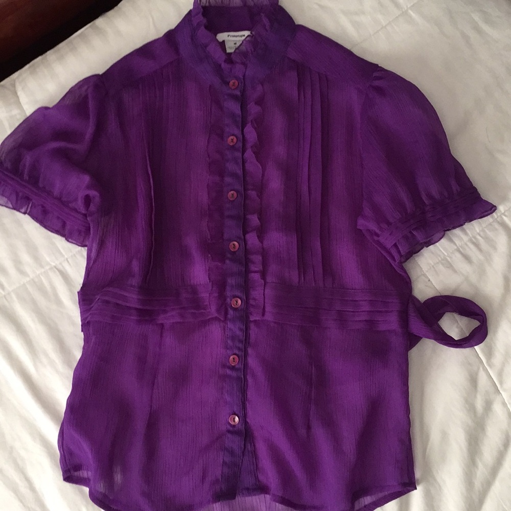 Purple blouse